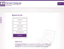 Tablet Screenshot of justisse-charting-app.com